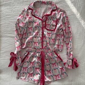 Boutique Santa Pajama Set